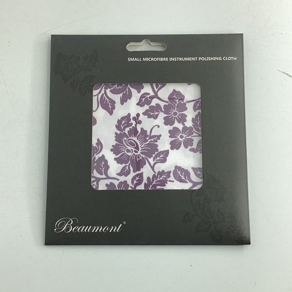 Beaumont Standar Microfibre Polishing Cloth - Damson Lace - Ev - Entz Music