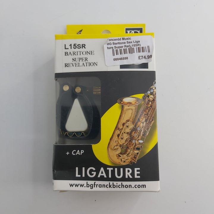 BG Baritone Saxophone Eb Ligature BGL15SR Super Revelation - Ev - Entz Music