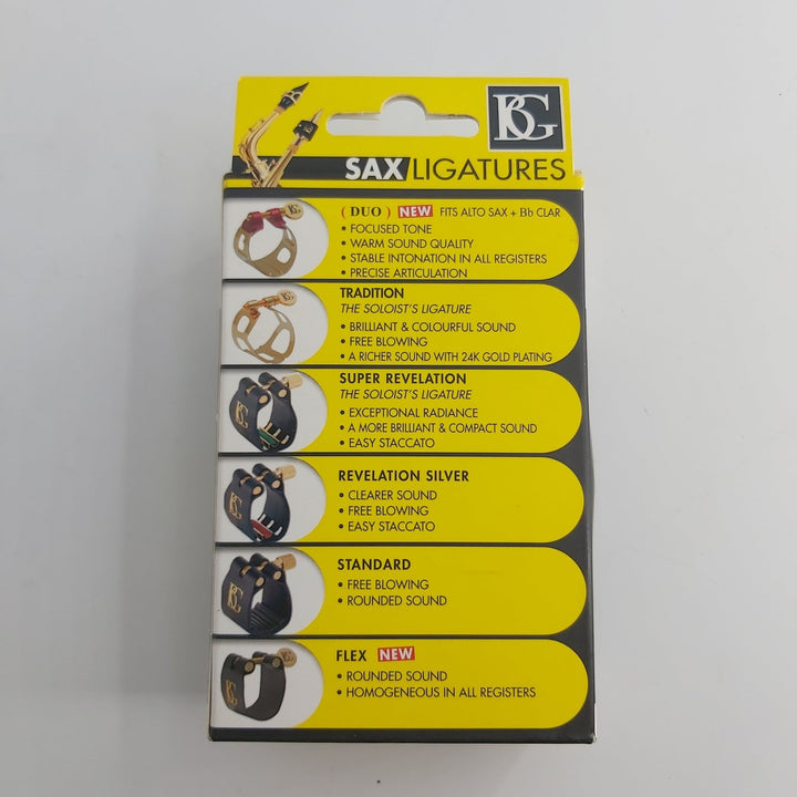 BG Baritone Saxophone Eb Ligature BGL15SR Super Revelation - Ev - Entz Music