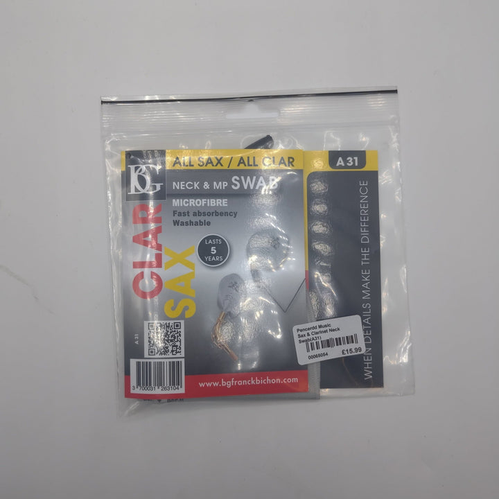 BG Neck & Mouthpiece Swab A31 - Ev - Entz Music