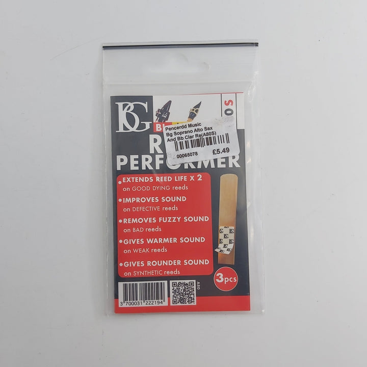 BG Reed Performers. Clarinet & Soprano/Alto Sax. Pack of 3. - Ev - Entz Music