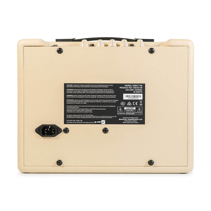 Blackstar Debut 15E Amplifier - 15 Watts, Clean and Overdrive Channels, Vintage Design - Ev - Entz Music