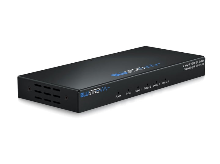 BluStream SP14AB - V2 4 - Way 4K HDMI Splitter – Advanced HDMI Distribution with Audio Breakout - Ev - Entz Music