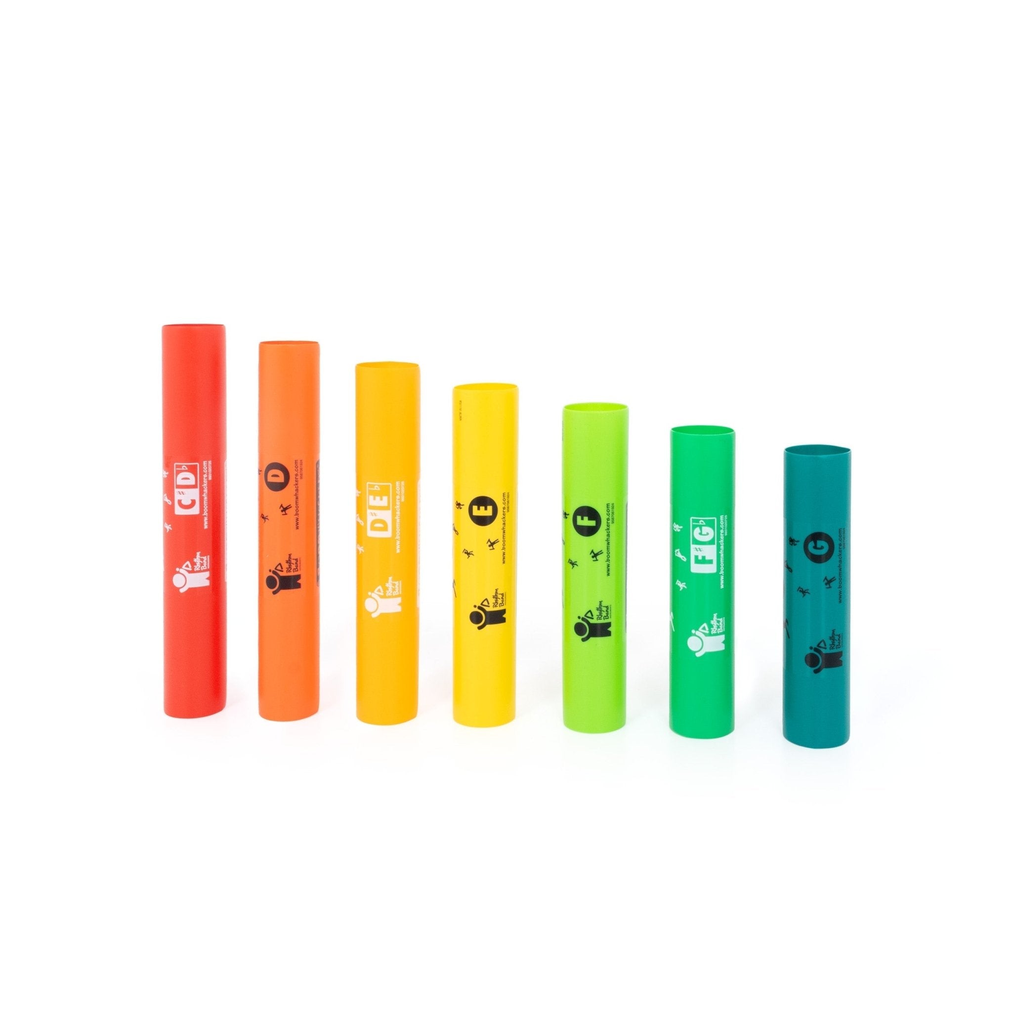 Boomwhackers 7-note treble extension set – Ev-Entz Music
