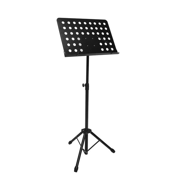 Boston OMS - 280 Metal Music Stand – Perforated Desk (49x34cm), Adjustable and Portable (OMS - 280) - Ev - Entz Music