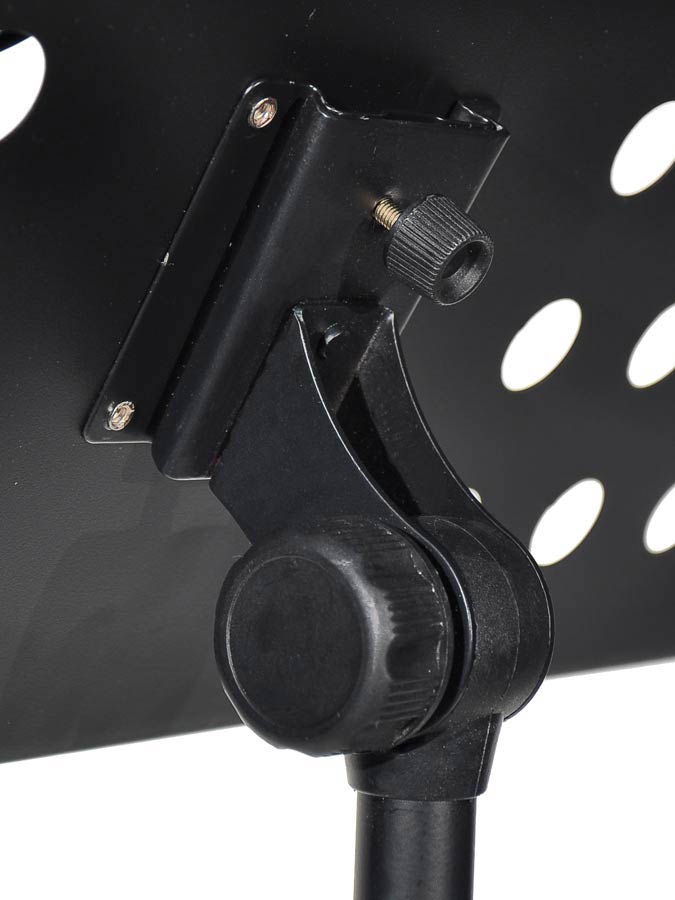 Boston OMS - 280 Metal Music Stand – Perforated Desk (49x34cm), Adjustable and Portable (OMS - 280) - Ev - Entz Music