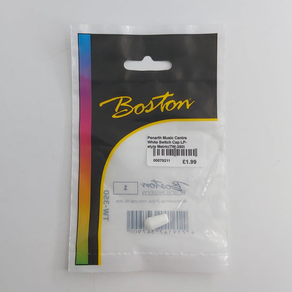 Boston White Switch Cap LP - style Metric Small M3 TW - 350 - Ev - Entz Music
