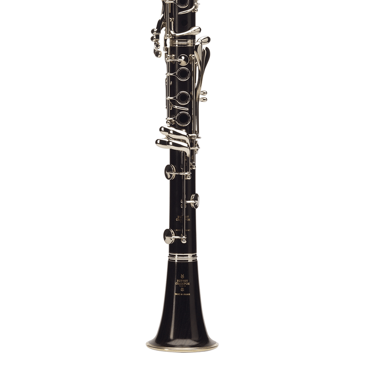 Buffet Crampon R13 BB Clarinet 17/6 (440) with Case - Professional Grenadilla Clarinet with Silver - Plated Keywork - Ev - Entz Music