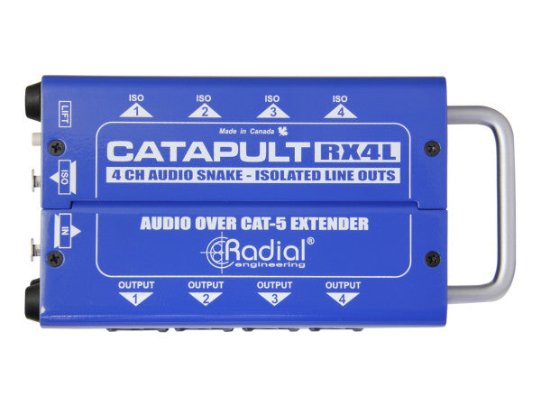 Radial Catapult RX4L Receiver with Transformer-Isolated XLR Outputs

