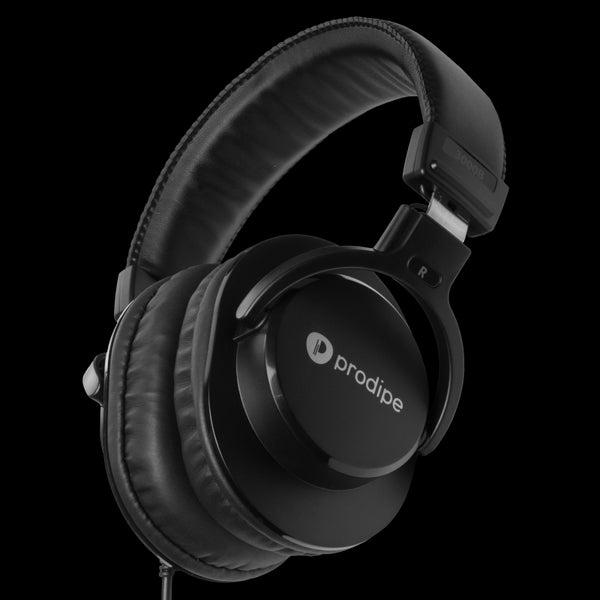 Prodipe 3000B Studio Headphones – Closed-Back, Professional Monitoring Headphones in Black (SKU: 3000B)