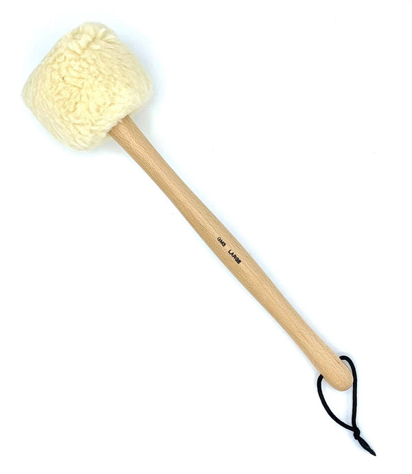 Chalklin Gong Mallet Large – Wooden Handle, Wool Head for 28″+ Gongs (GM3) - Ev - Entz Music