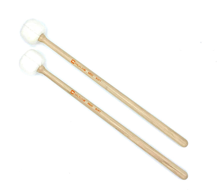 Chalklin Timpani Sewn Felt Mallets – Soft Felt Head, Hardwood Handle (ME20) - Ev - Entz Music