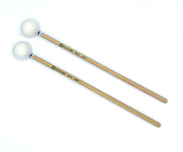 Chalklin Timpani Sewn Felt Mallets – Soft Wooden Core, Birch Handle (CBS24) - Ev - Entz Music