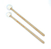 Chalklin Timpani Solid Felt Medium Mallets – Hardwood Tapered Handle, 34mm Head (ME18) - Ev - Entz Music
