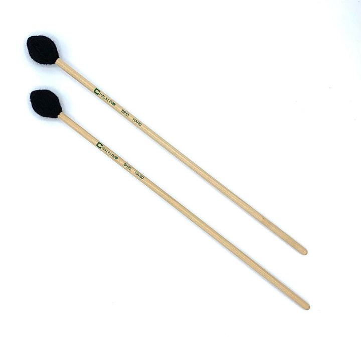 Chalklin Vibraphone Hard Mallets BS10 – Wool Yarn Heads with Birch Shafts - Ev - Entz Music