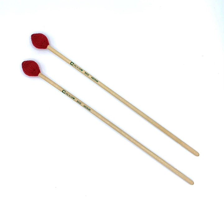 Chalklin Vibraphone Medium Mallets BS12 – Wool Yarn Heads with Birch Handles - Ev - Entz Music