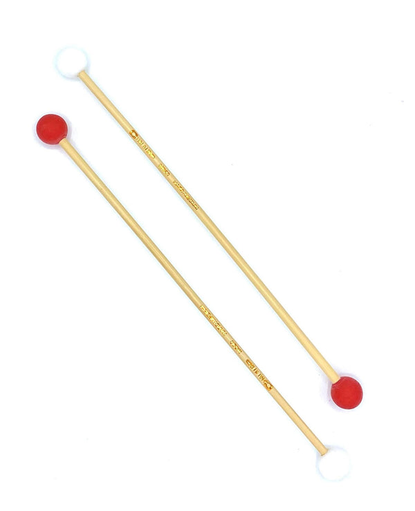 Chalklin Xylophone/Glockenspiel Mallet – 25mm Rubber/Plastic Head with Rattan Shaft (MS20) - Ev - Entz Music