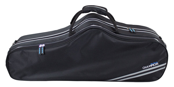 Champion Tenor Saxophone Case – Lightweight Moulded Case with Backpack Straps & Accessory Storage (CHCSAXT1) - Ev - Entz Music