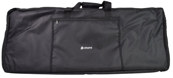 Chord 61 Key Keyboard Bag with Backpack Straps - 5 Octave, Durable Nylon Fabric & Foam Padding - Ev - Entz Music