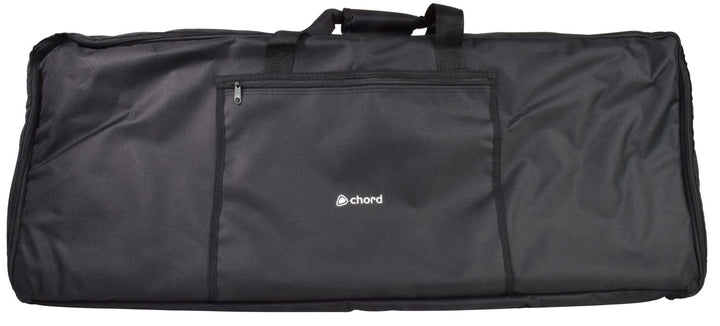 Chord 61 Key Keyboard Bag with Backpack Straps - 5 Octave, Durable Nylon Fabric & Foam Padding - Ev - Entz Music