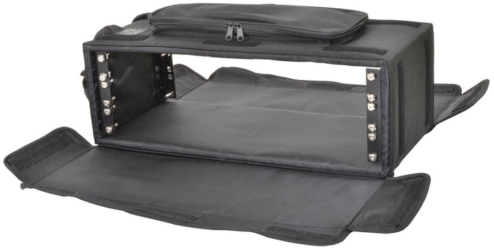 Chord Shallow 19" Rack Bag - 3U Rack Case with Padded Protection and Ventilation - Ev - Entz Music