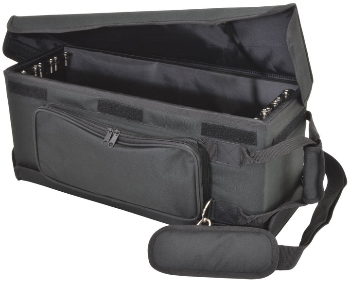 Chord Shallow 19" Rack Bag - 3U Rack Case with Padded Protection and Ventilation - Ev - Entz Music