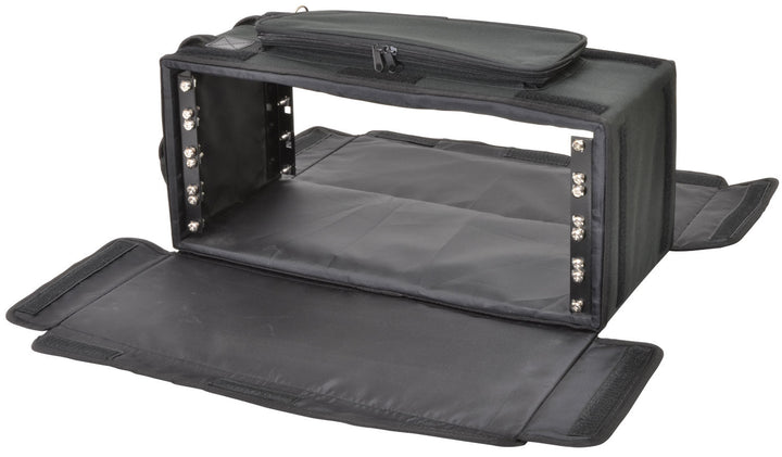 Chord Shallow 19" Rack Bag - 4U Rack Case with Padded Protection and Ventilation - Ev - Entz Music
