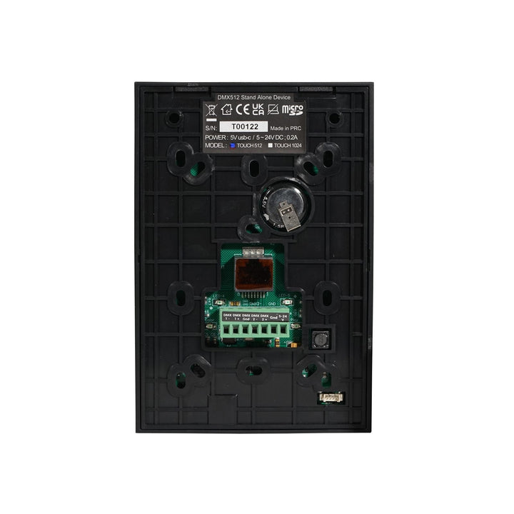 Chromateq TOUCH DMX Controller with Ethernet - Compact Lighting Control Interface - Ev - Entz Music