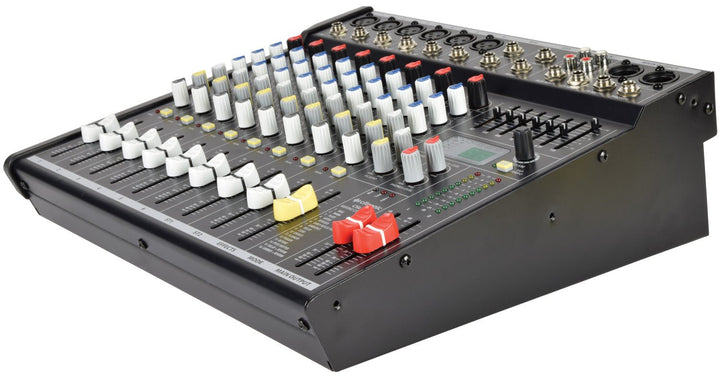 Citronic CSL - 10 Compact Mixing Console with DSP – 10 - Input Mixer with 3 - Band EQ and Vocal Effects for Small Venues and Events - Ev - Entz Music