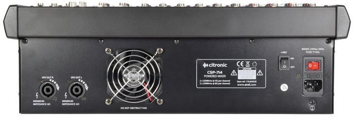 Citronic CSP Series Compact Powered Mixers with DSP - Ev - Entz Music