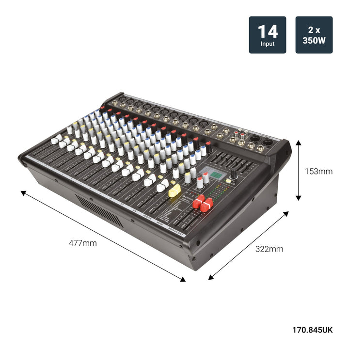 Citronic CSP Series Compact Powered Mixers with DSP - Ev - Entz Music