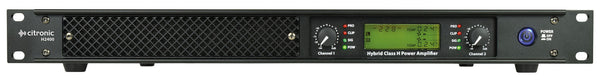 Citronic H2400 Hybrid Class - H Power Amplifier – 2x1200W @ 2ohm, 1U - Ev - Entz Music