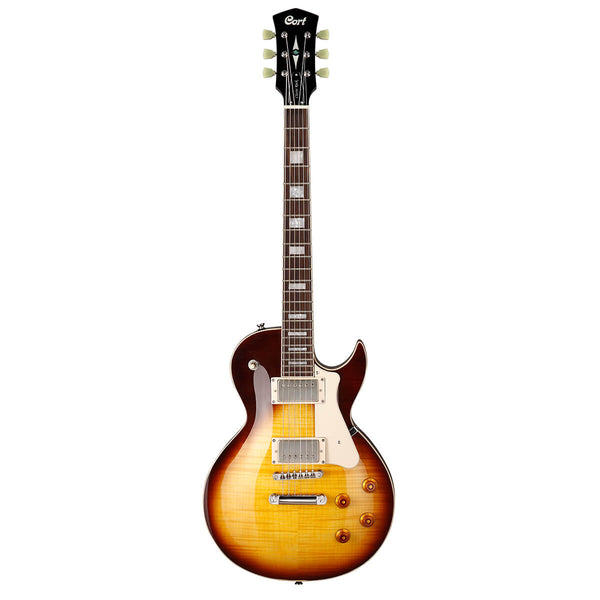 Cort CR250 Electric Guitar – Vintage Burst Front View

