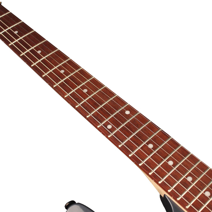 Cort KX100 side profile showing metallic finish