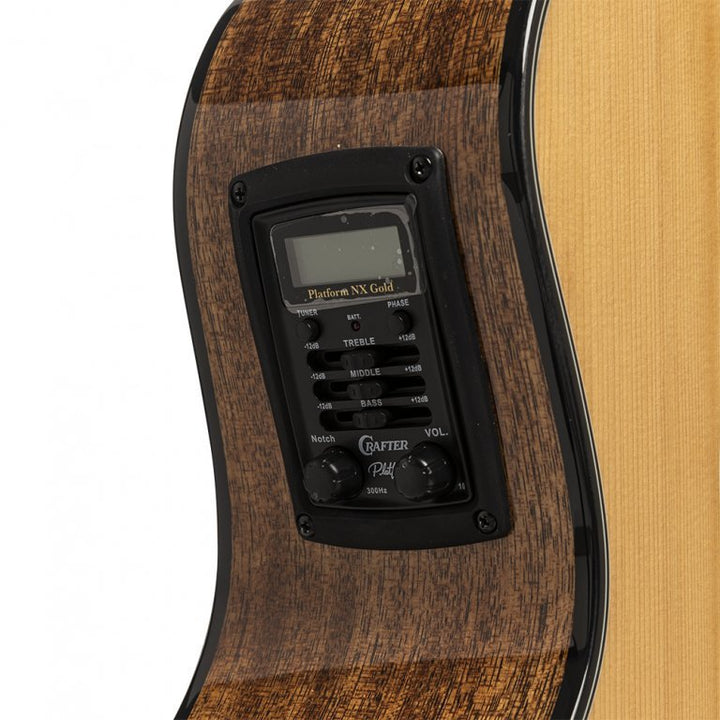 Crafter Able G630CE N Electro - Acoustic Guitar with Solid Cedar Top & LR - T NX Preamp - Ev - Entz Music