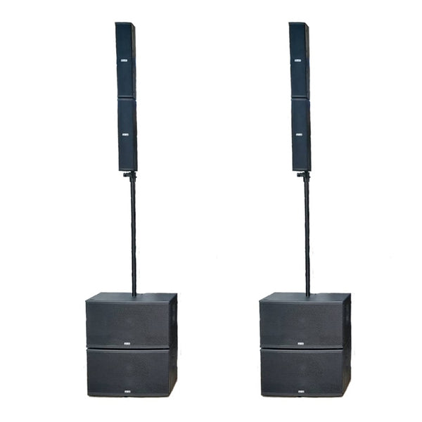 FBT CS4000 Active Line Array Sound System - 8,000W RMS with CS1000 Satellites and VT-J1000 Subwoofers