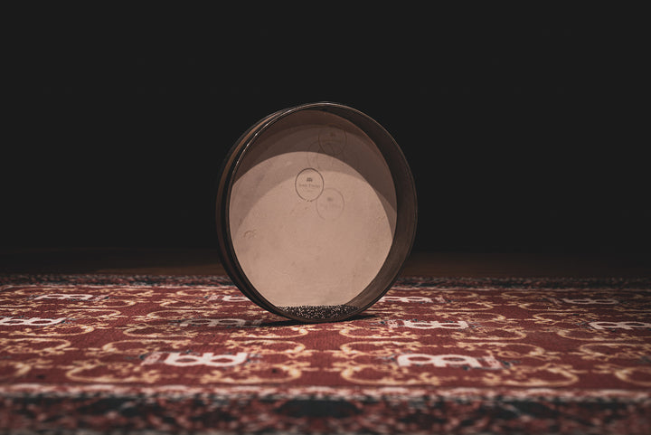 Meinl 16" Dual-Head Wave Drum – Synthetic and Goat Head Detail

