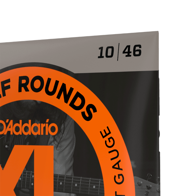 D'Addario 10 - 46 Regular Light, XL Half Rounds Electric Guitar Strings - Ev - Entz Music