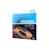 D'Addario 11 - 47 Light, Silk & Steel Acoustic Guitar Strings EJ40 - Ev - Entz Music