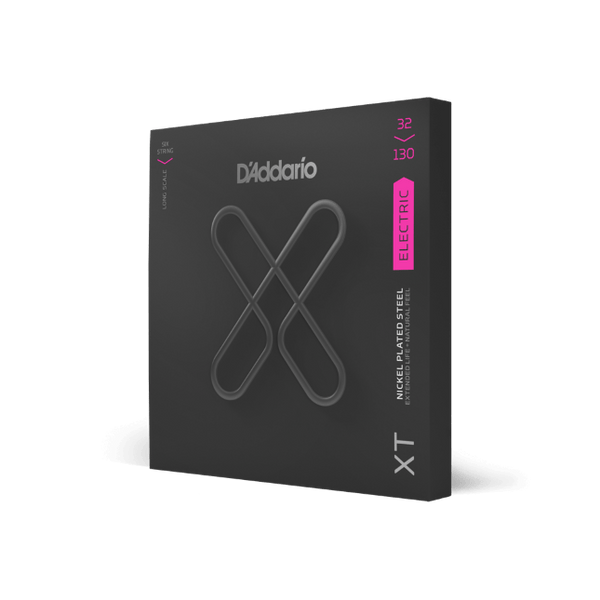 D'addario 32 - 130 Regular Light 6 - String, Long Scale, XT Nickel Coated Bass Strings XTB32130 - Ev - Entz Music