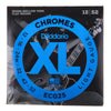 D'Addario ECG25 Chromes Flat Wound Electric Guitar Strings, Light, 12 - 52 - Ev - Entz Music