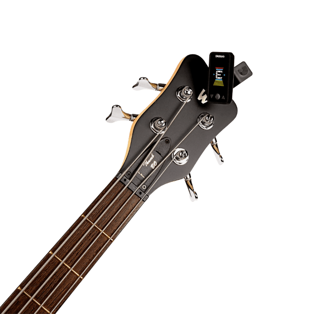 D'Addario Eclipse Rechargeable Headstock Tuner – USB - Powered Clip - On Tuner for Guitar & Bass - Ev - Entz Music
