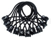 D'Addario Elastic Cable Ties - 10 Pack - Ev - Entz Music