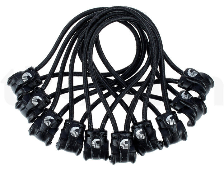 D'Addario Elastic Cable Ties - 10 Pack - Ev - Entz Music
