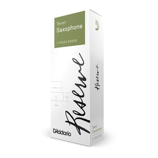 D'Addario Reserve Tenor Saxophone Reeds Strength 3.0 5 pack - Ev - Entz Music