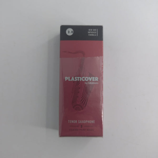 D'Addario Woodwinds Plasticover Tenor Sax 2.0 (Each) - Durable, Bright, and Weather - Resistant Reed - Ev - Entz Music