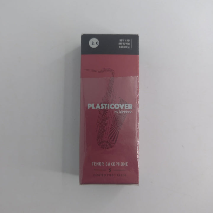 D'Addario Woodwinds Plasticover Tenor Sax 2.0 (Each) - Durable, Bright, and Weather - Resistant Reed - Ev - Entz Music