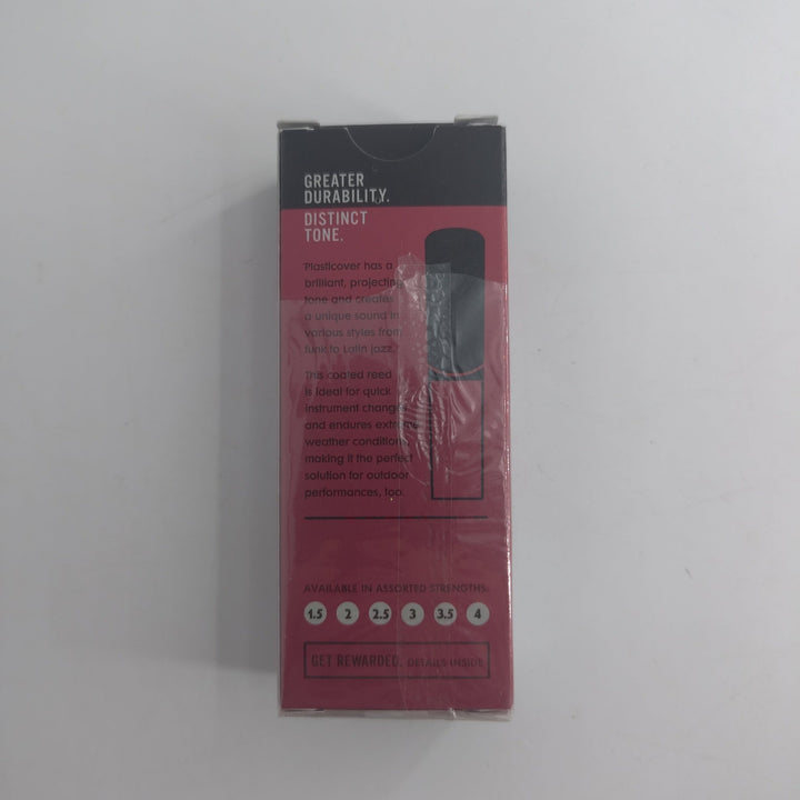 D'Addario Woodwinds Plasticover Tenor Sax 2.0 (Each) - Durable, Bright, and Weather - Resistant Reed - Ev - Entz Music