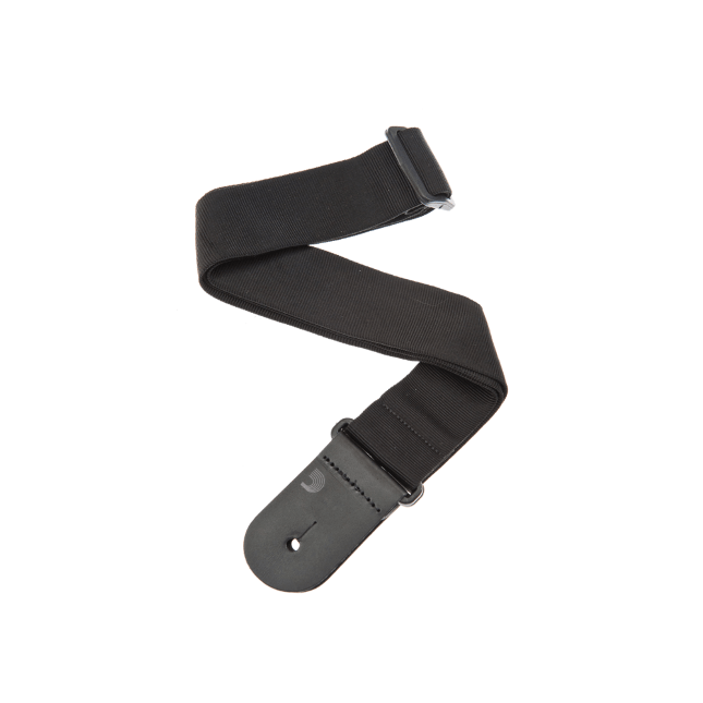 D'Addario Woven Guitar Strap, Black Tube - Ev - Entz Music