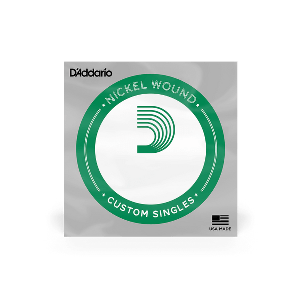 D'Addario XL Nickel Wound Electric Guitar Single Strings – All Gauges Available (.017–.080) - Ev - Entz Music